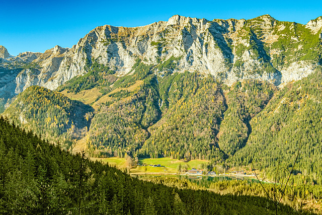 Blick auf den Hintersee (Ramsau)