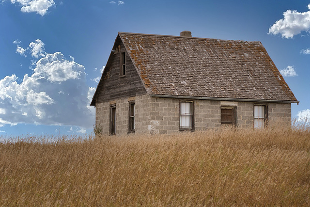 a house on a hill