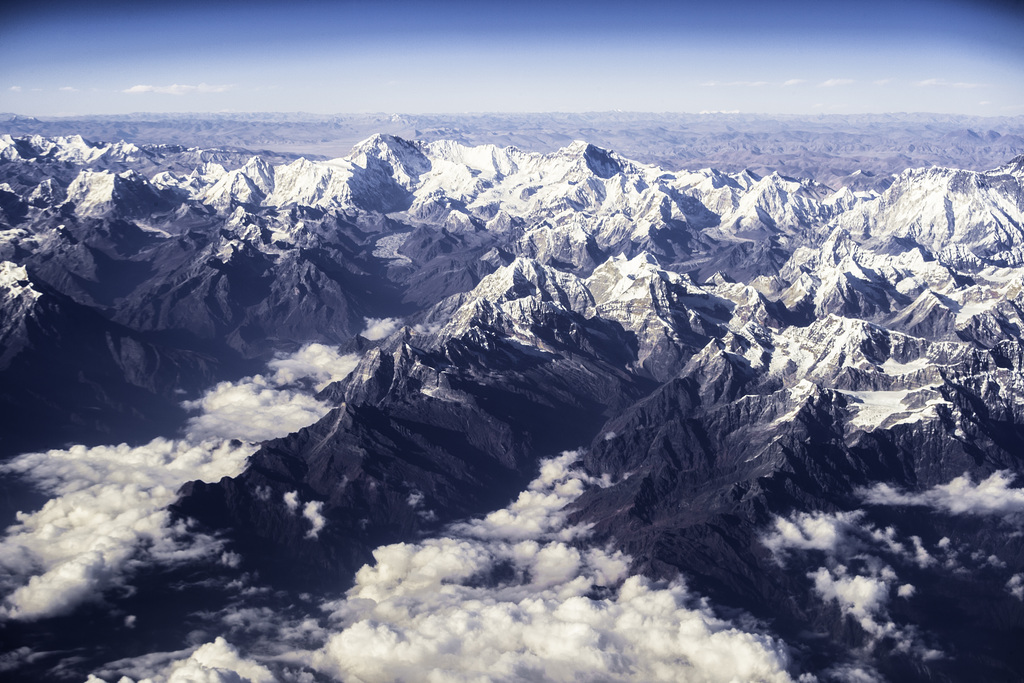 Himalayas from above