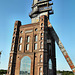 Malakowturm mit Fördergerüst über dem ehem. Schacht 2 (Zeche Prosper II 2/3/8, Bottrop-Batenbrock) / 8.06.2023