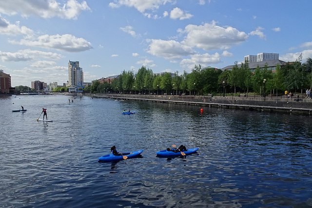 Kayakers On Ontario Basin