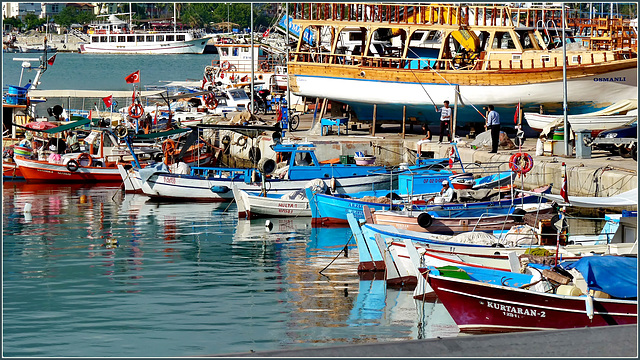 Alanya : il porto delle barche da pesca