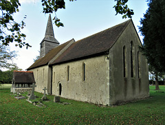 aythorpe roding church, essex ; c13 with c15 timber belfry (2)