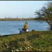 fishing at Port Meadow