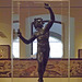 Bronze Faun from the House of the Faun in Pompeii in the Naples Archaeological Museum, July 2012