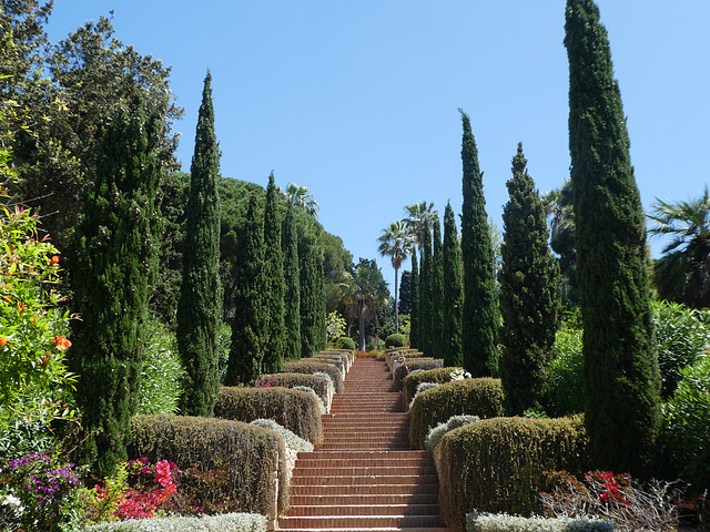 Im Garten "Santa Clothilde" in Lloret de Mar