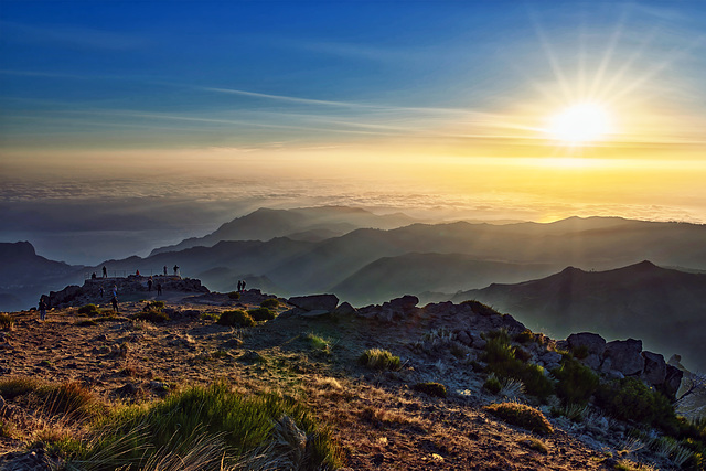 Zum Abschied noch mal einen Blick vom Pico Do Arieiro.