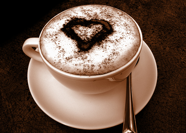 Cappuchino heart full