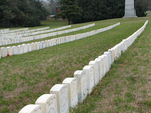 Graves at Andersonville Prison, Georgia, USA