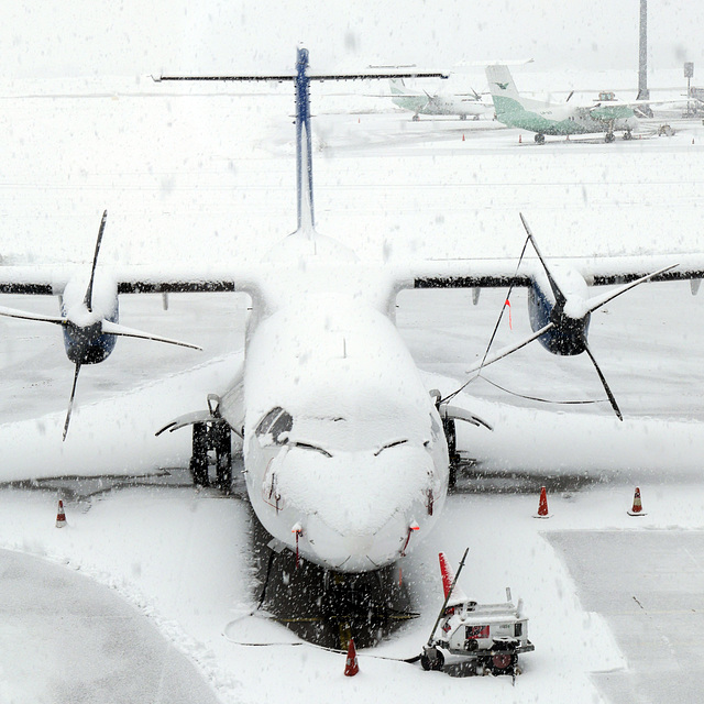 Oslo Airport, waiting for the flight to Tromsø