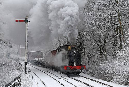 5619 at Consall Station