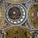 The sumptuous ceiling and dome of the Paolina Chapel in Santa Maria Maggiore in Roma (Ps. The decentralization with respect to the dome is desired)