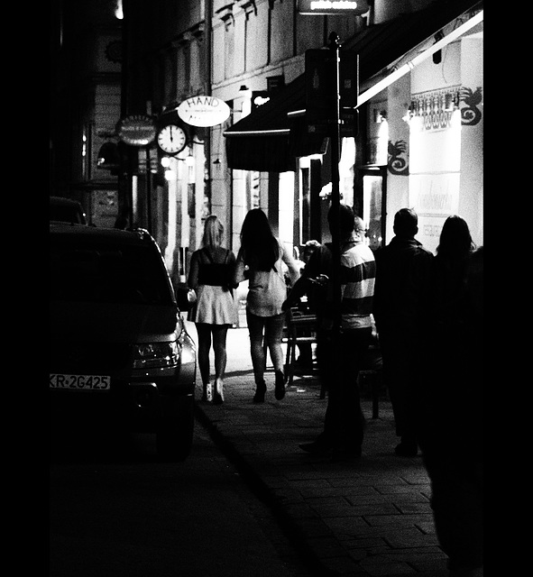 Kazimierz in Kraków by night