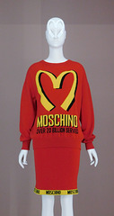 Moschino Arches Ensemble in the Metropolitan Museum of Art, August 2019