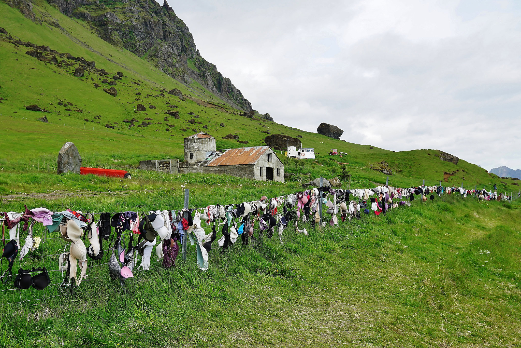 Bra Fence in Iceland - HFF