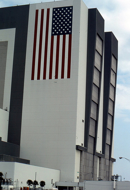 Die Vorbereitungshallen für die Space Shuttle