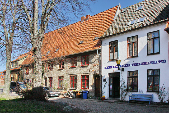 Rostock, an der Petrikirche