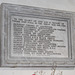 War Memorial, Lubenham Church, Leicstershire