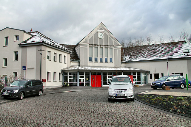 Bahnhof Hervest-Dorsten, Empfangsgebäude / 4.02.2018