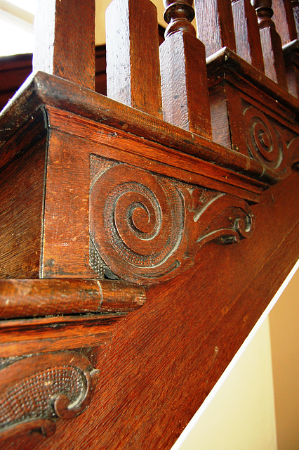 Staircase, No.28 Church Street, Ashbourne, Derbyshire