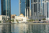 U.A.E., Dubai Marina, Mosque among Skyscrapers