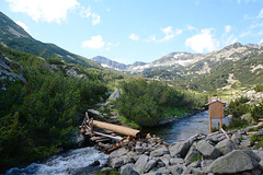 Bulgaria, Pirin Mountains, The Bridge over the Banderitsa River