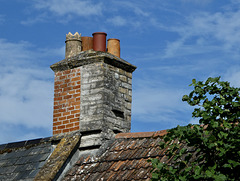 Harlequin chimney.