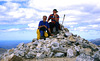 Alan and Dave Woodhouse on summit of Ruadh Stac Mor,Beinn Eighe