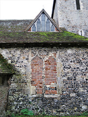 c14 blocked window, c19 cleresory dormer by william white, preston church, kent (3)