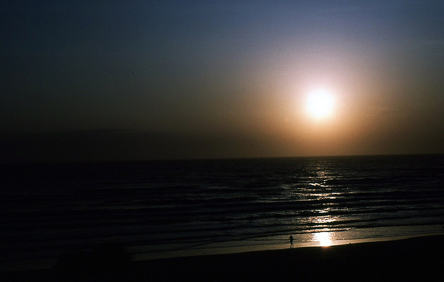 Sonnenuntergang an der Daytona Beach