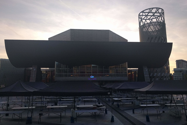 Lowry Theatre At Dusk