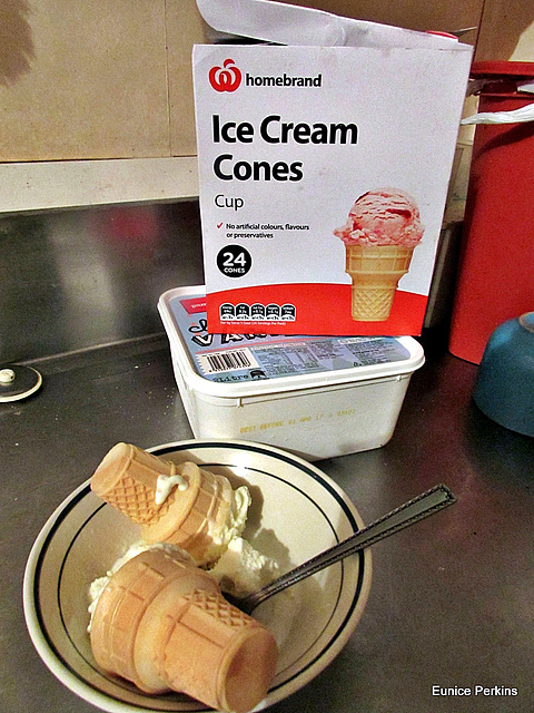 Icecream and Cones.