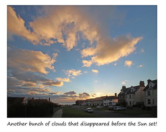 Disappearing clouds - Seaford - 14.1.2016