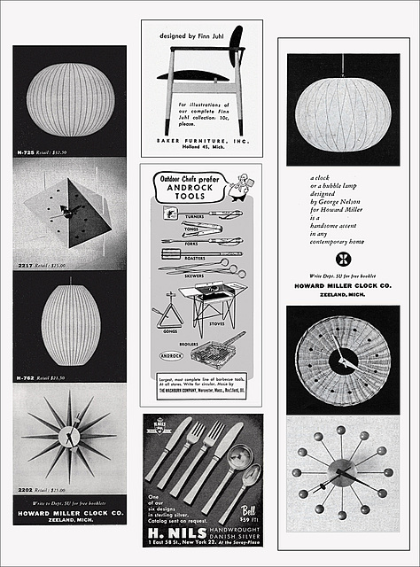 B&W Decor/Accessories, 1950s