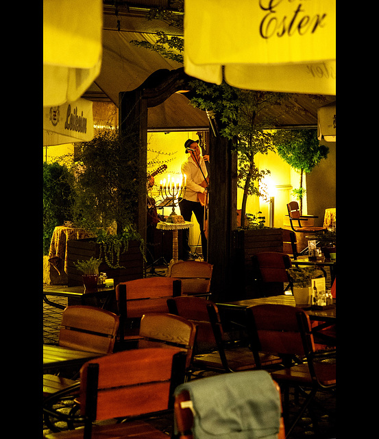 Kazimierz in Kraków by night