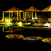 Aliya Hotel by night, Sigiriya