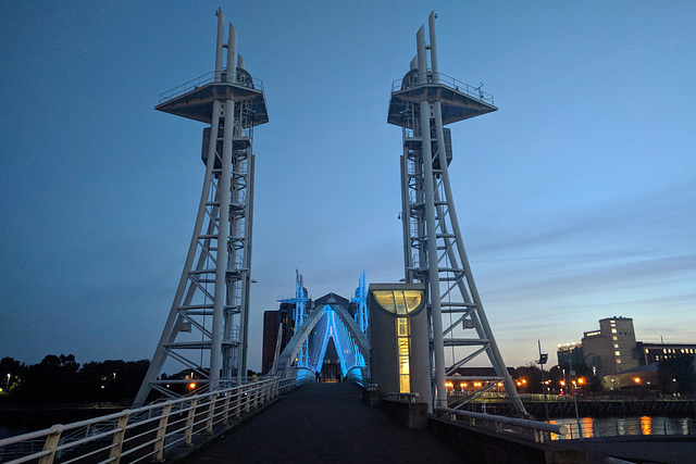 Millennium Bridge At Dusk