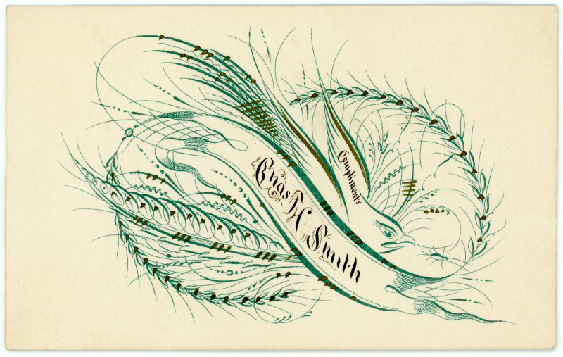 Charles Smith—Ornamental Pensmanship on a Calling Card