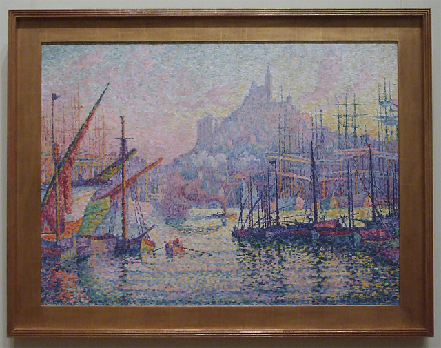 Notre Dame de la Garde, Marseilles by Signac in the Metropolitan Museum of Art, May 2011