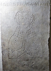 st margaret's church, barking, essex (29)c14 incised slab, tomb ofmartin, first vicar of barking +1328
