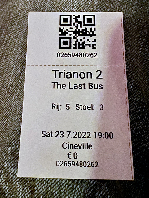 Ticket for The Last Bus