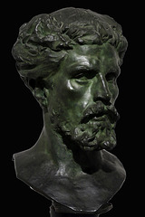 Buste de Danielli , oeuvre d'Auguste Rodin . Musée Faure à Aix-les-Bains