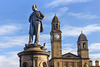 Thomas Coats Statue and Paisley Town Hall