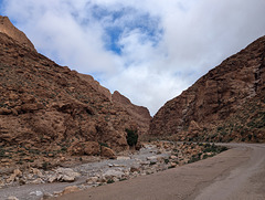 Le début de la route magique en direction de Agoudal