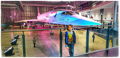 Concorde G-BOAF and a very happy grandson (Alexander)