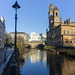 White Cart Water, St James' Bridge and Paisley Town Hall