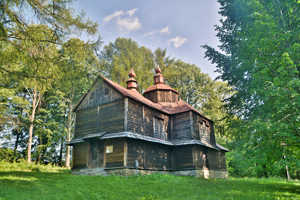 Orthodoxe Kirche Relocation of Relics Nikolaus in Moczary Karpaten,Polen