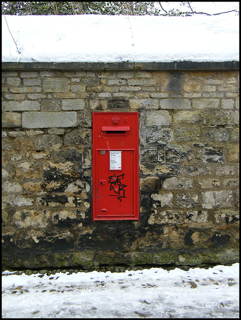 abused post box