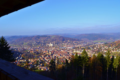 Ausblick  vom  Aussichtsturm auf Murrhardt