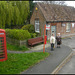 English village bus stop
